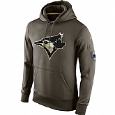 Toronto Blue Jays Nike Olive Salute To Service KO Performance Hoodie,baseball caps,new era cap wholesale,wholesale hats